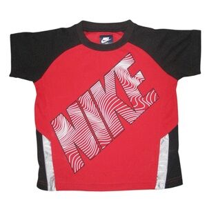 Boy’s red and black Nike top